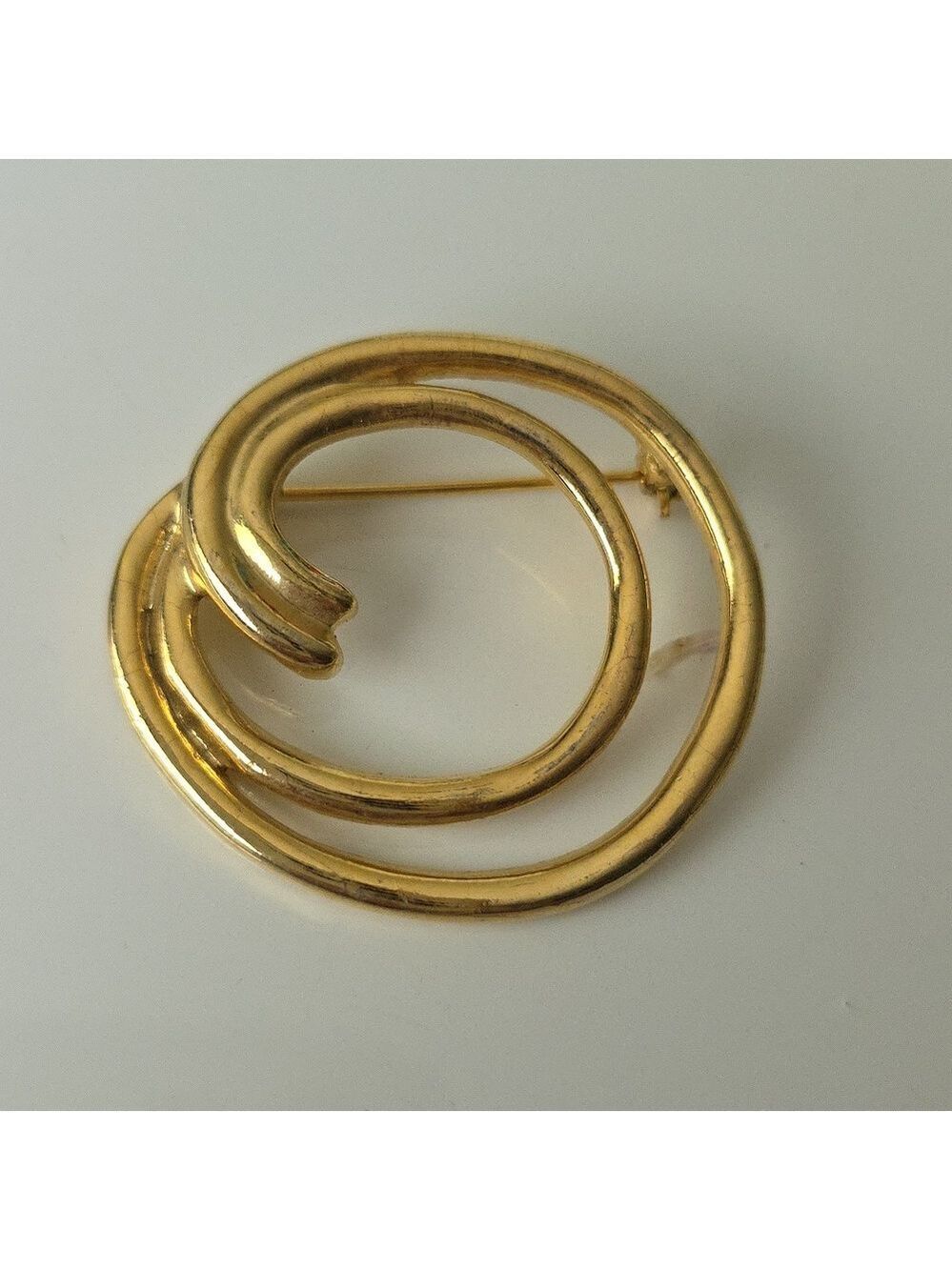 Vintage Brooch Scarf Pin Geometric Pre Loved